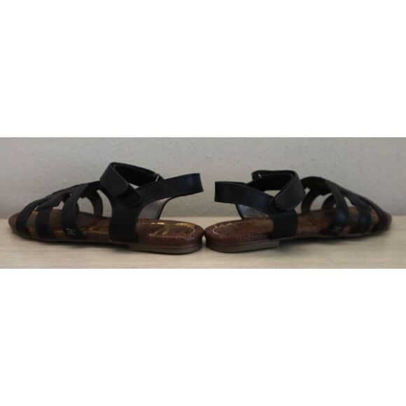 Sam Edelman 5100447675 Women's EUR 36 US 5-5.5M Black Bay Mini Leather Sandals - Picture 3 of 7